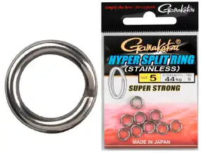 Кільце завідне Gamakatsu Hyper Split Ring №1 5kg (12шт/уп) к:nickel