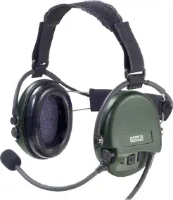 Навушники активні MSA Supreme Mil CC Green Nexus (з заднім тримачем)