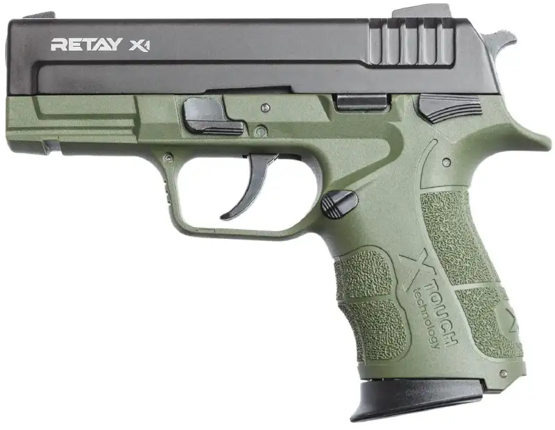Пистолет стартовый Retay X1 кал. 9 мм. Цвет - olive.