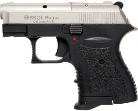 Пістолет стартовий EKOL БОТАН кал. 9 мм. Колір - білий сатин/чорний