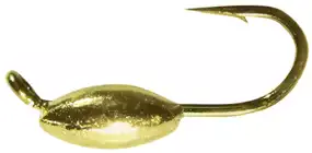 Мормышка вольфрамовая Shark Овсинка 0,1g 1.5mm крючок D18 ц:золото