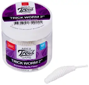 Силікон Lucky John TRICK WORM Area Trout Series 2 "/ 026 *10