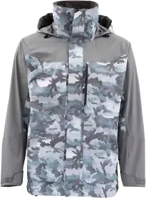 Куртка Simms Challenger Jacket Hex Flo Camo Grey Blue