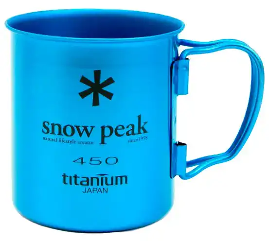 Кружка Snow Peak Ti-Single 450 Cup 450ml. Blue