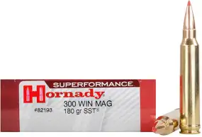 Патрон Hornady Superformance кал .300 Win Mag пуля SST масса 180 гр (11.7 г)