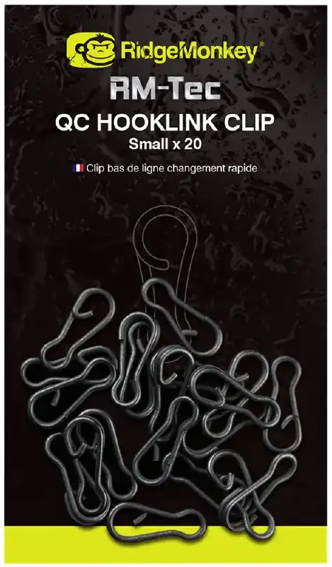 Застібка RidgeMonkey RM-Tec Quick Change Hooklink Clip (20 шт/уп)