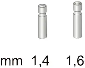 Втулка для резинки Stonfo 3-1 Metal Tip Guides 1.4mm
