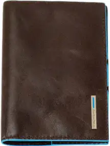 Обложка для паспорта Piquadro Blue Square Passport holder Cognac