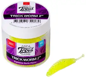 Силікон Lucky John TRICK WORM Area Trout Series 2"/ 071 *10