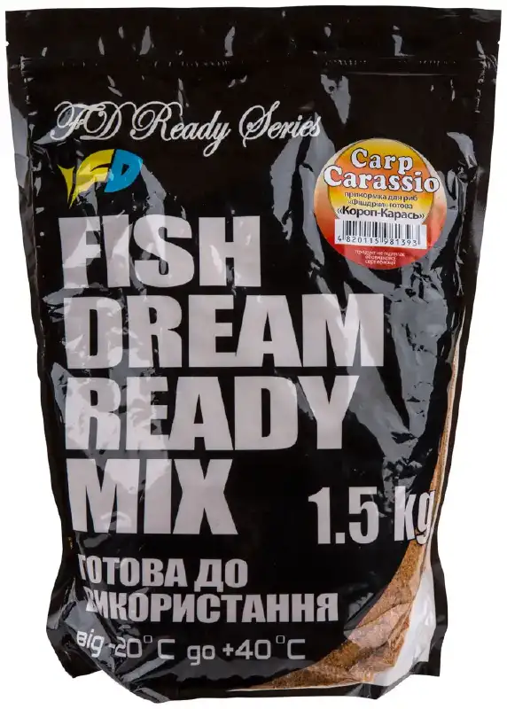 Прикормка Fish Dream Готова Короп Карась 1.5 кг