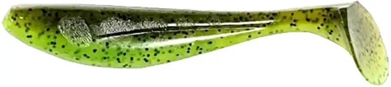 Силикон FishUP Wizzle Shad 3" #204 - Green Pumpkin/Chartreuse (8шт/уп)