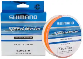 Шоклідер Shimano Speedmaster Tapered Surf Leader 10X15m 0.18-0.50mm 2.2-12.0kg