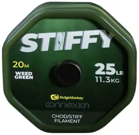 Поводковый материал RidgeMonkey Connexion Stiffy Chod/Stiff Filament 20m 25lb/11.3kg