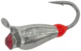 Мормышка вольфрамовая Shark Капля с ушком 0.267g 2.5mm крючок D18 ц: серебро