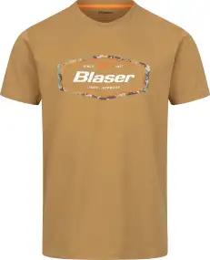 Футболка Blaser Active Outfits Badge T 24 Пісочний