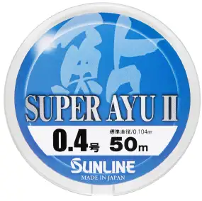 Леска Sunline Super Ayu II 50м HG #0,6 0.128мм 1,4кг