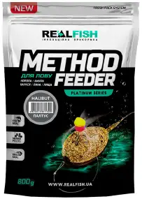 Прикормка Real Fish Method Feeder Палтус 0.8kg