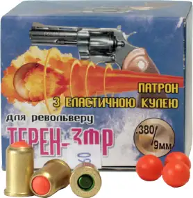 Патрон травматический Эколог "Терен-3ФР" револьверный кал. 9 мм