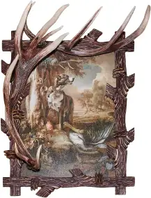 Вішалка Чернишенко І.Е. ФОП з рогів оленя і картина