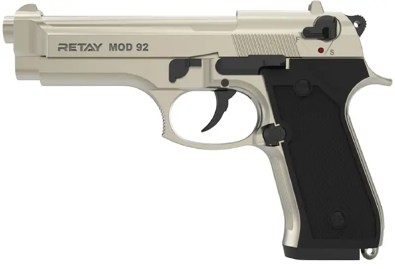 Пістолет стартовий Retay Mod.92 кал. 9 мм. Колір - satin.