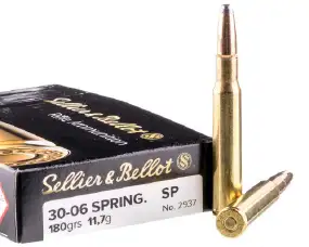 Патрон Sellier & Bellot кал. 30-06 Sprg пуля SP масса 11,7 г/180 гр