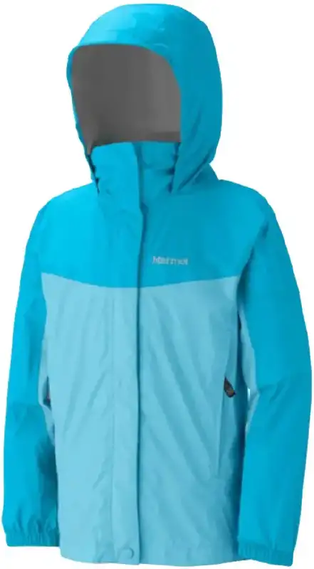 Куртка Marmot Girl’s precip jacket Blue radiance/breeze blue 