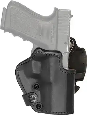 Кобура Front Line LKC для Glock 19/23/32. Материал - Kydex/кожа/замша. Цвет - черный