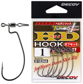Крючок Decoy Worm117 HD Hook Offset #1 (5 шт/уп)