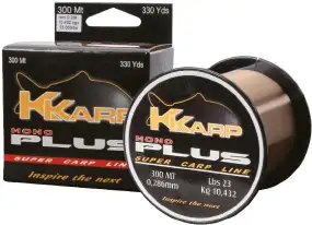 Волосінь Trabucco K-Karp Mono Plus 300m 0.370mm 16.78kg