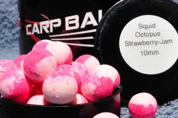 Бойлы Carp Balls Wafters Squid Otopus&Strawberry Jam 10mm
