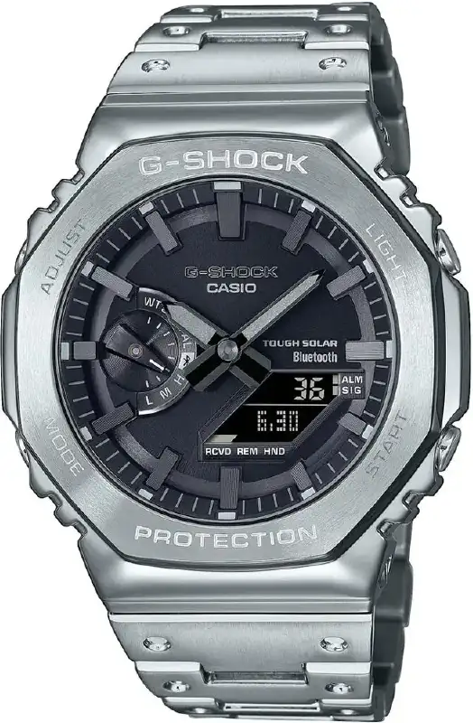 Годинник Casio GM-B2100D-1AER G-Shock. Сріблястий