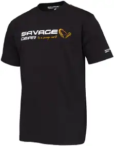 Футболка Savage Gear Signature Logo T-Shirt Black ink