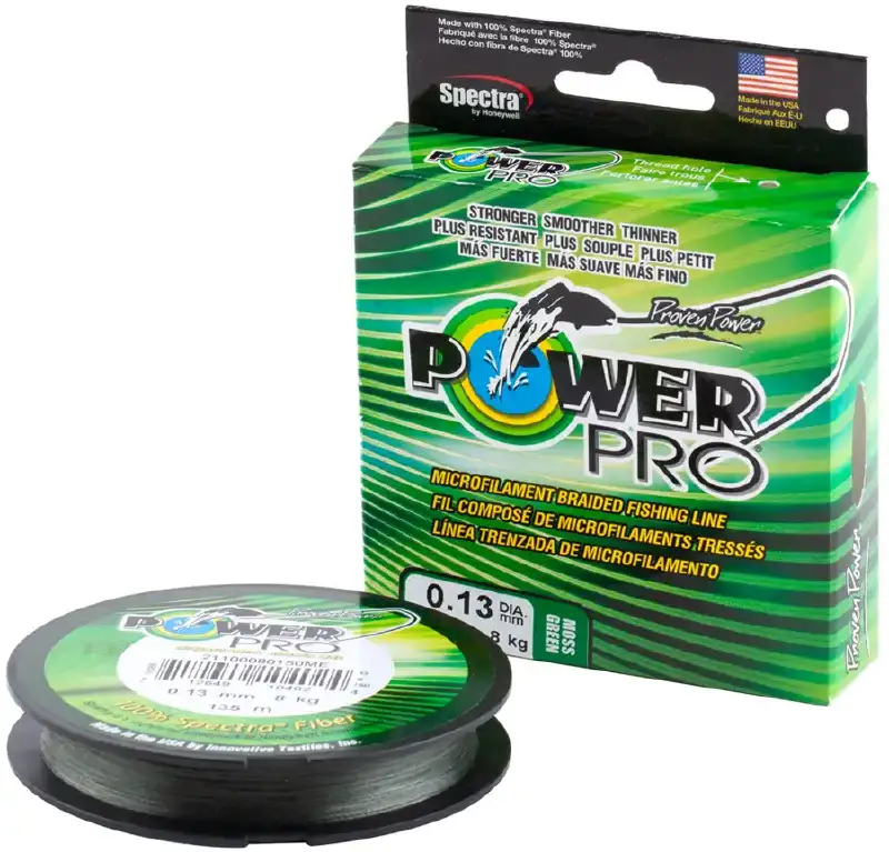 Шнур Power Pro (Moss Green) 135m 0.10mm 11lb/5.0kg