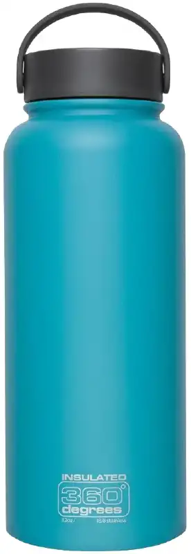 Термобутылка 360° Degrees Wide Mouth Insulated 1l Teal