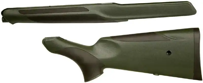 Приклад и цевье Hardwood для карабина Sauer S 303. Материал - пластик. Цвет - зеленый.