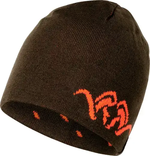 Шапка Blaser Active Outfits Wende Beanie Brown