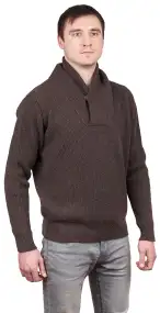Светр Willam&Son Pullover Темно коричневий