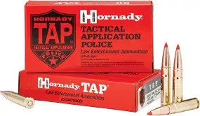 Патрон Hornady Law Enforcement кал. 300 Whisper/Blackout пуля GMX TAP масса 110 гр (7.13 г) 