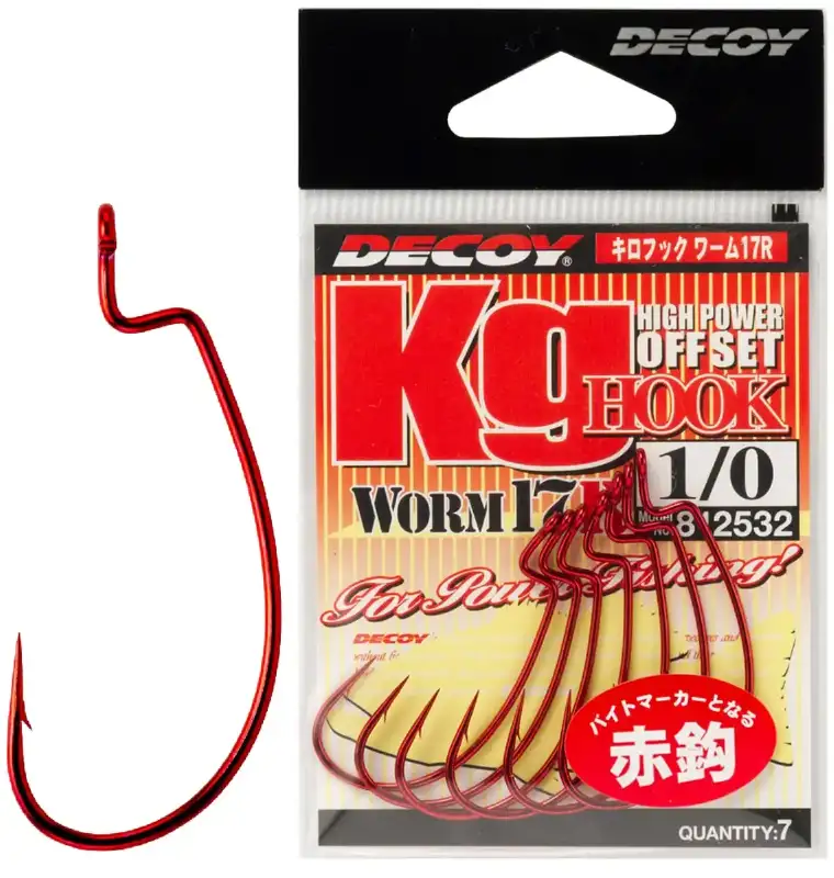 Крючок Decoy Worm17R Kg Hook R #3/0 (6 шт/уп)