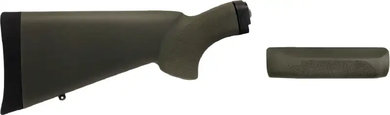 Комплект Hogue OverMolded (приклад +  цівка) для Remington 870 кал. 12. Колір - оливковий