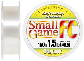 Флюорокарбон Sunline SWS Small Game FC 150м 0.117мм 1.5LB матч/тонущ.