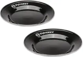 Тарілка Petromax Enamel Plates 18см (2 шт) к:black