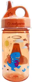 Пляшка Nalgene Kids Grip-N-Gulp Graphic Bottle 0,35L Volcano Orange