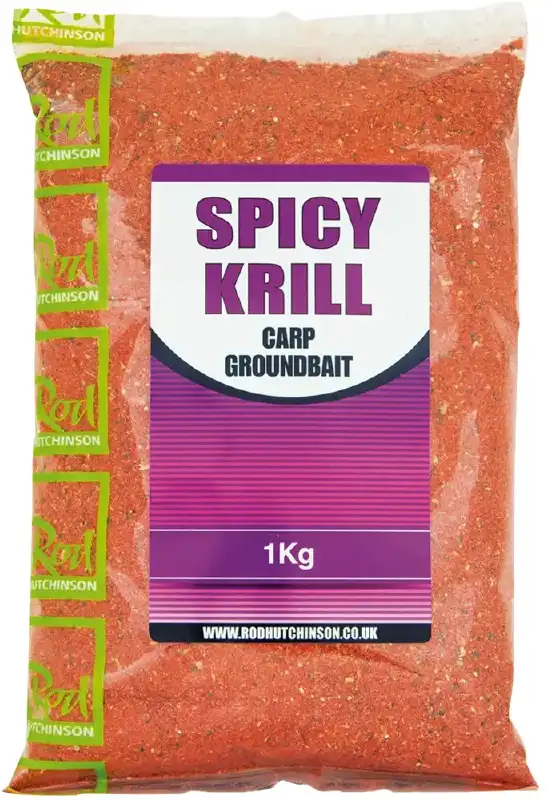 Прикормка Rod Hutchinson Spicy Krill Carp Groundbait 1kg