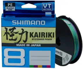 Шнур Shimano Kairiki 8 PE (Multi Color) 300m 0.315mm 33.5kg