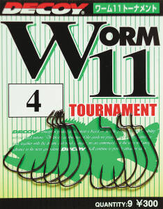 Крючок Decoy Worm11 Tournament (9 шт/уп)