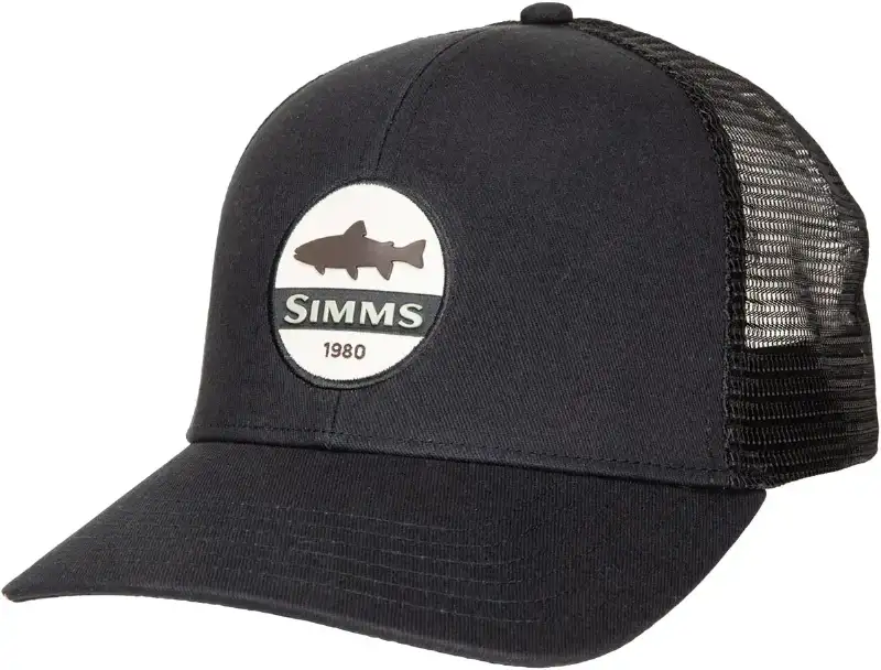 Кепка Simms Trout Patch Trucker One size Black