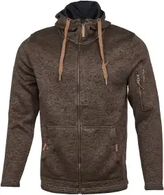 Куртка Orbis Textil Herrenjacke Strick-Fleece 418000-69 S Темно коричневий