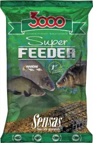 Прикормка Sensas 3000 Super Feeder River 1kg