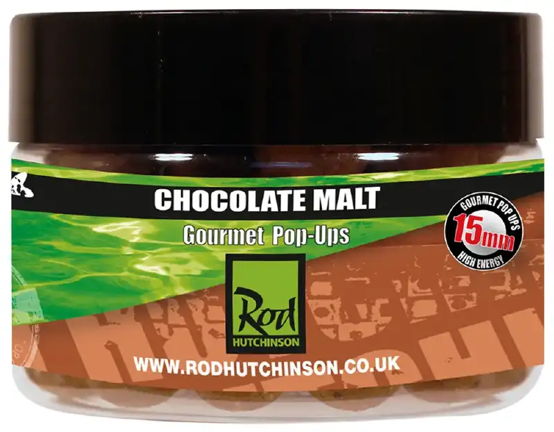 Бойли Rod Hutchinson Pop Ups Chocolate Malt with Regular Sense Appeal 15mm